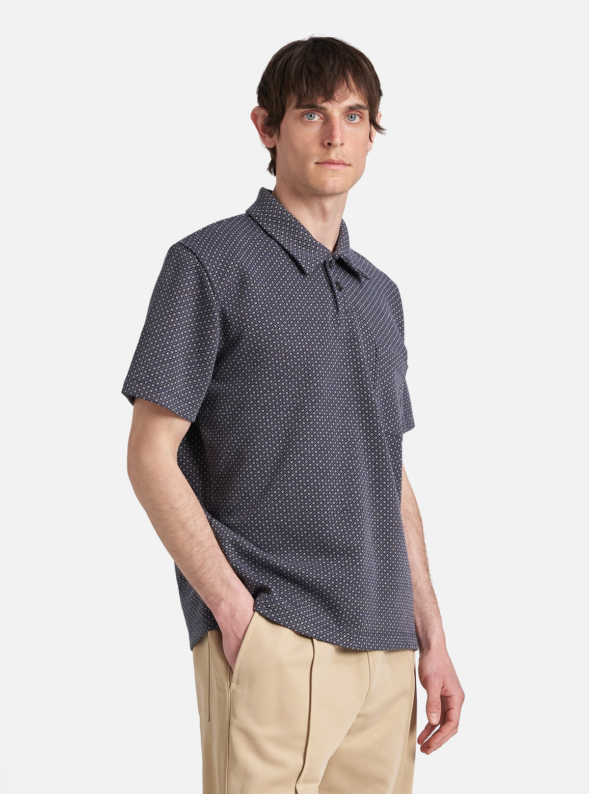 Navy Argyll Jersey Newlyn Polo