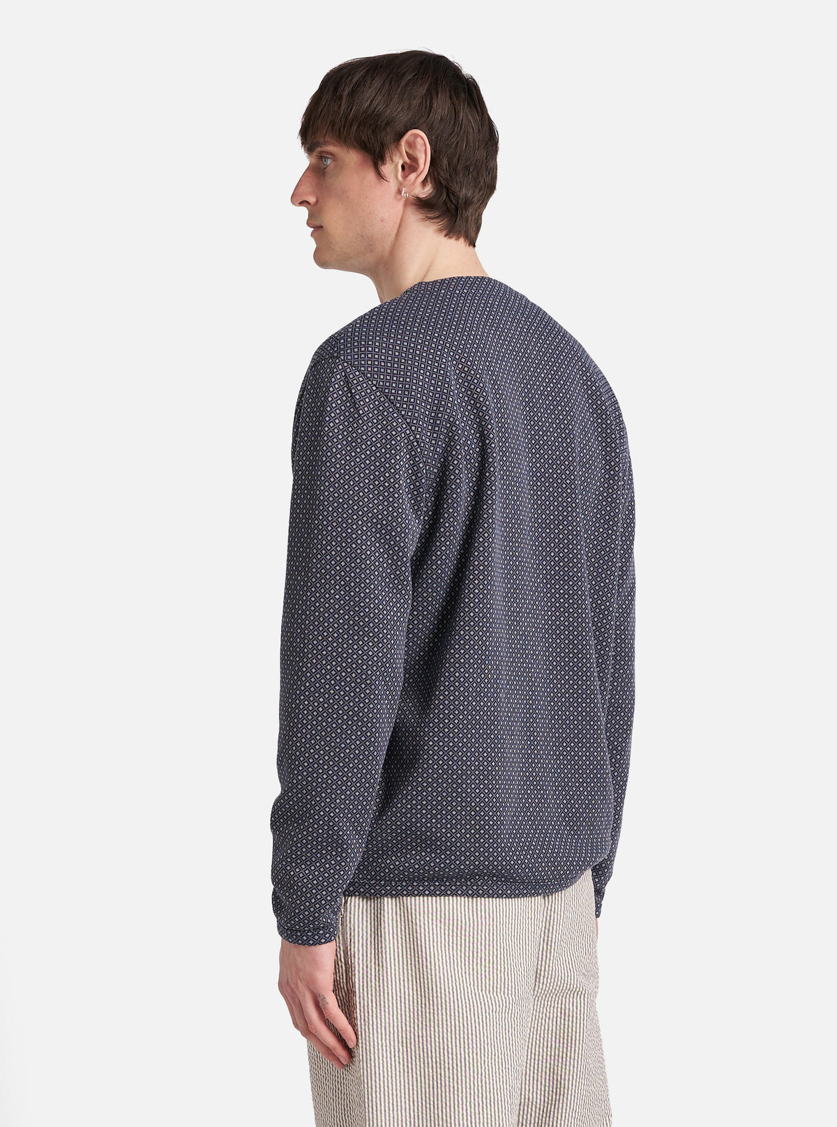 Navy Argyll Jersey Cardigan