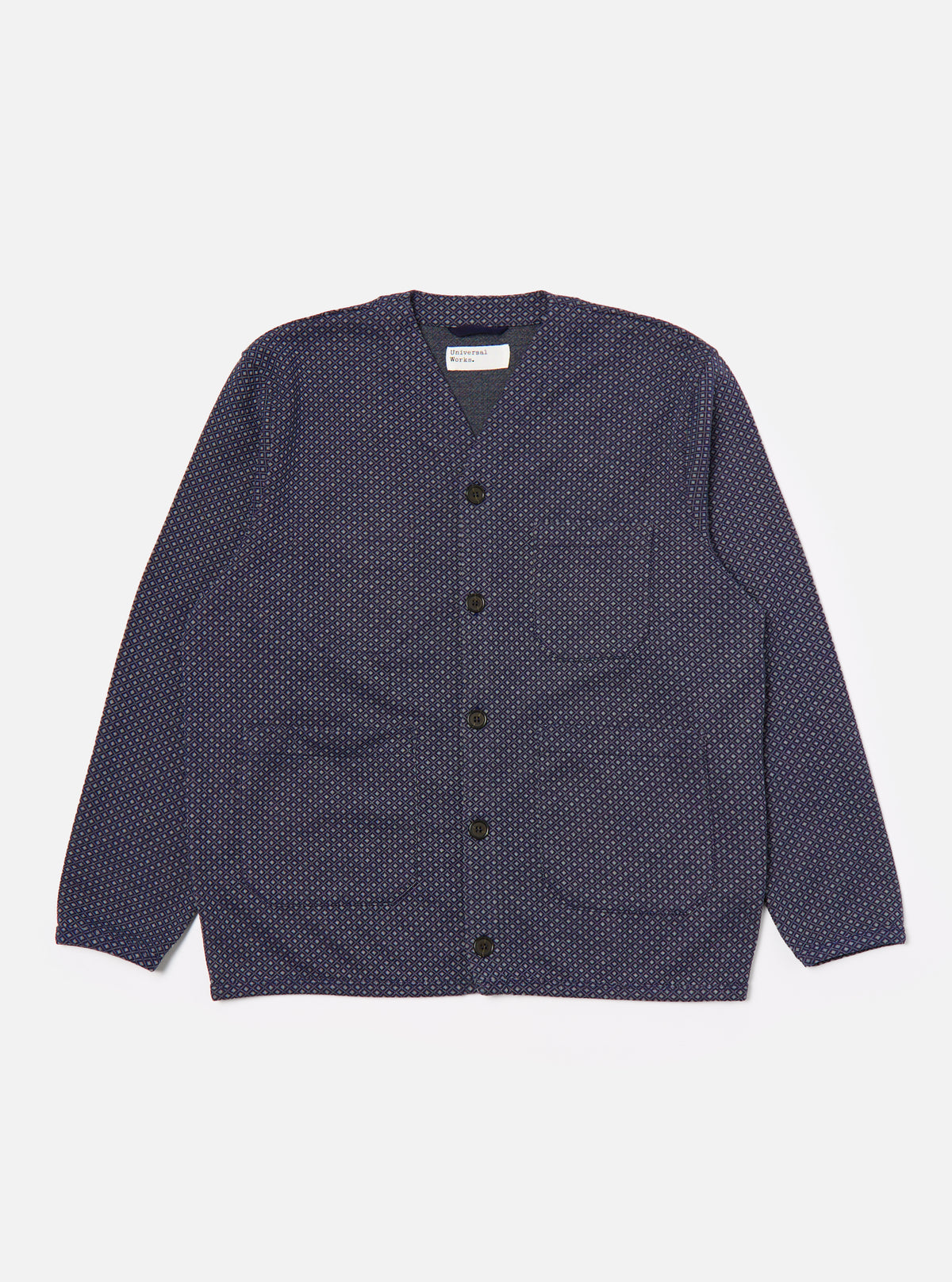 Navy Argyll Jersey Cardigan
