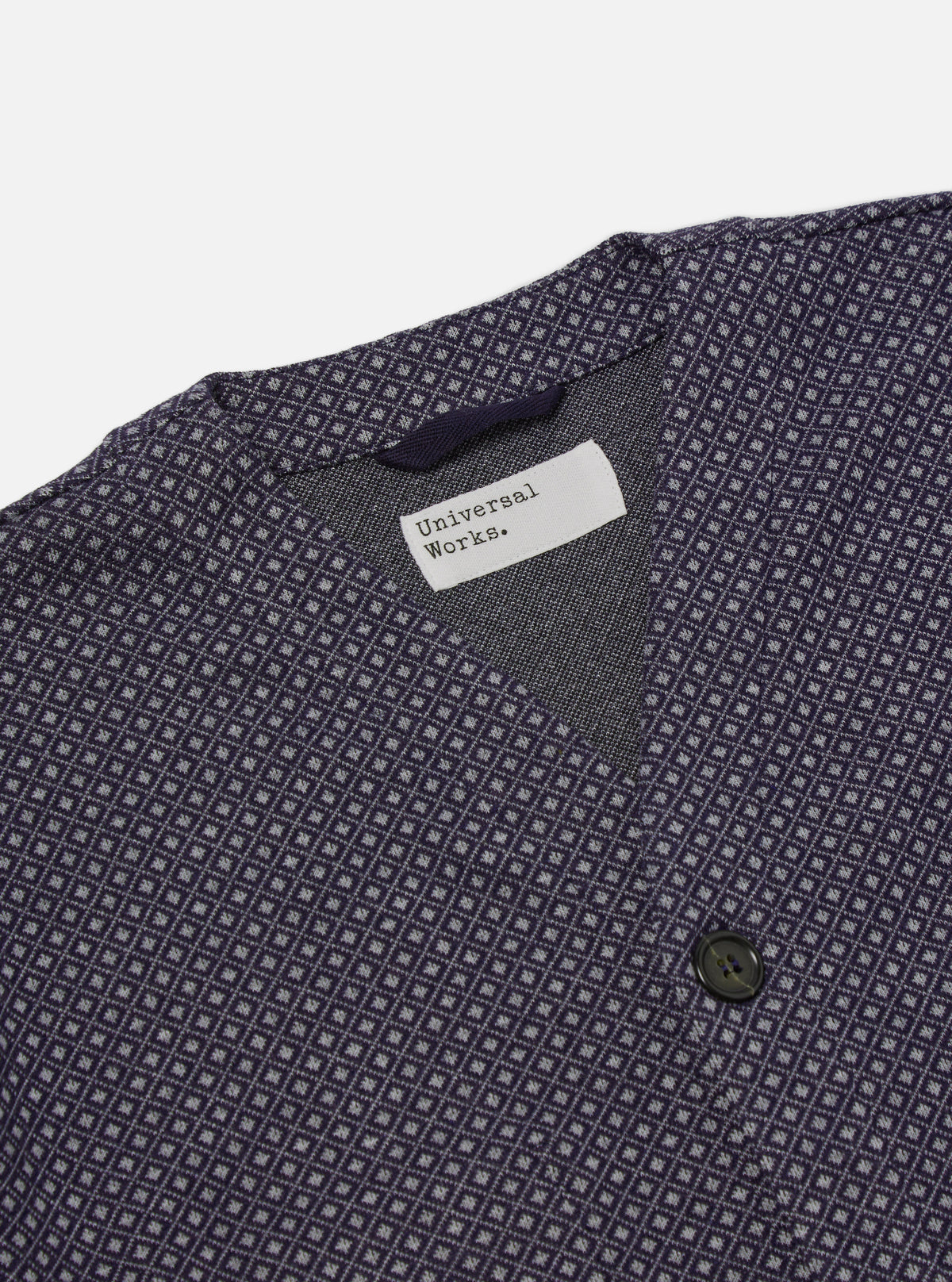 Navy Argyll Jersey Cardigan