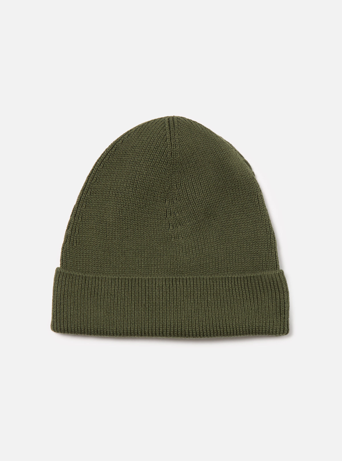 Olive Cotton Rib Watch Cap
