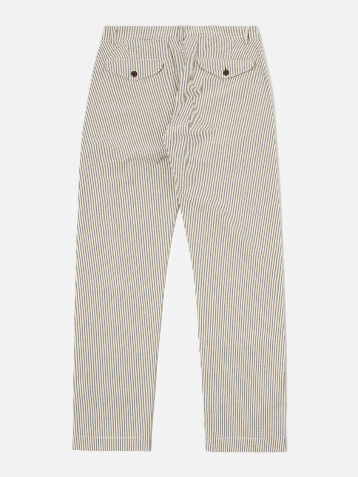 Grey Derby Stripe Military Chino