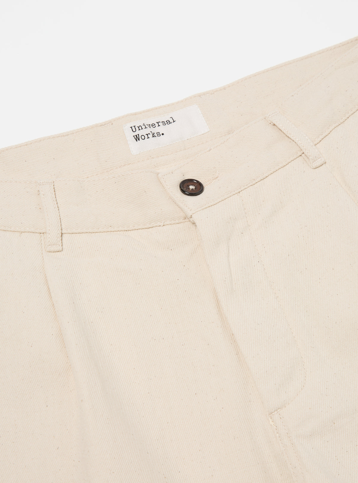 Ecru Recycled Cotton Duke Pant