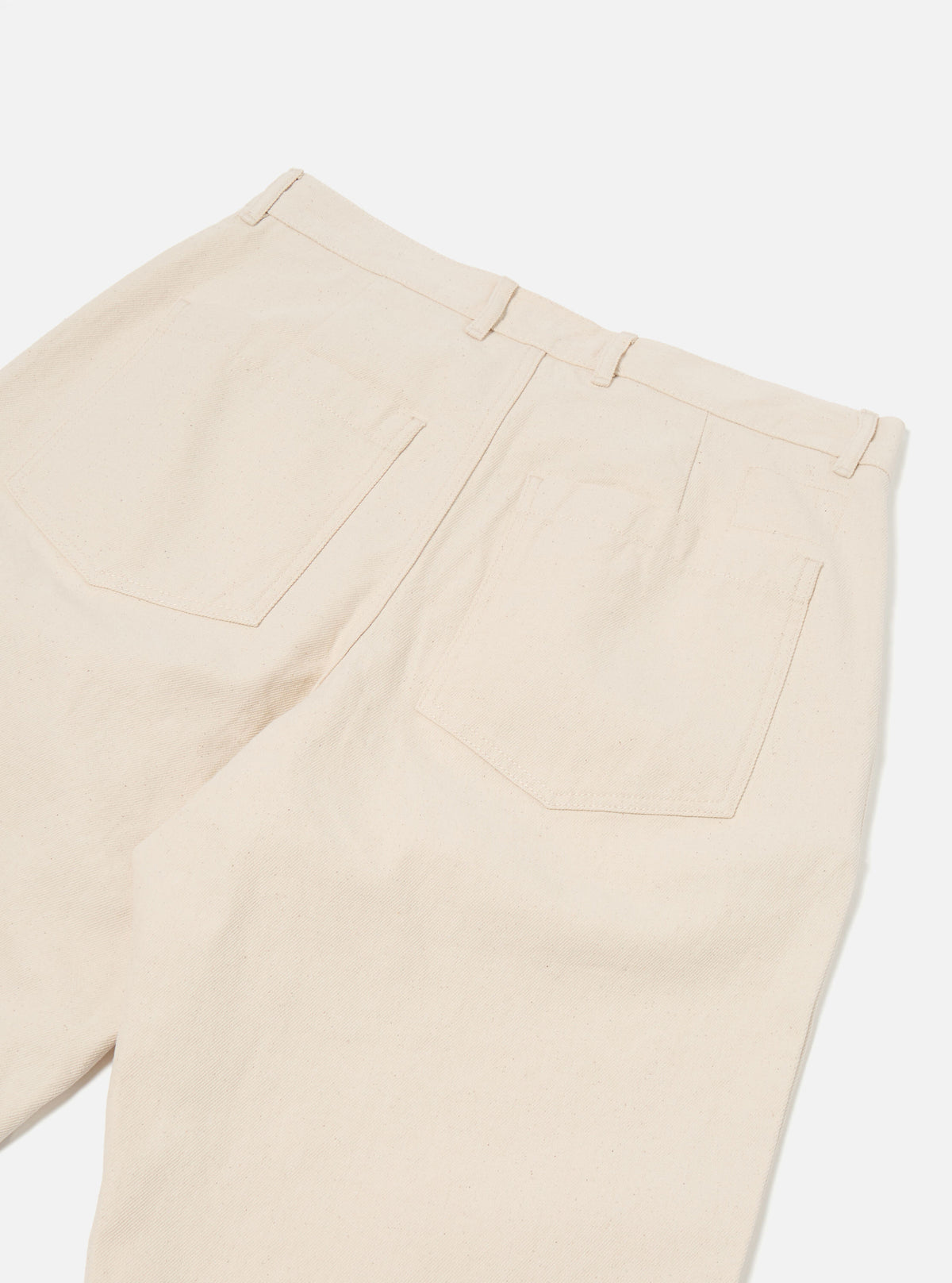 Ecru Recycled Cotton Duke Pant