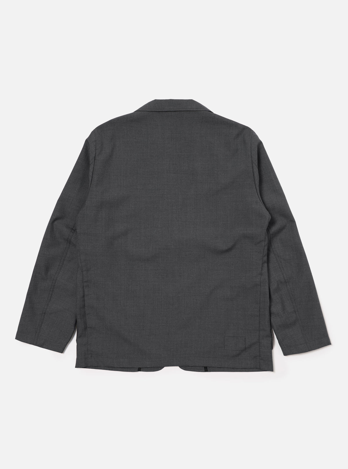 Grey Marl Tropical Suiting Two Button Jacket