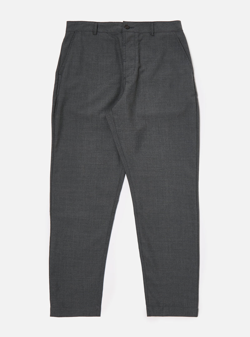 Grey Marl Tropical Suiting Military Chino