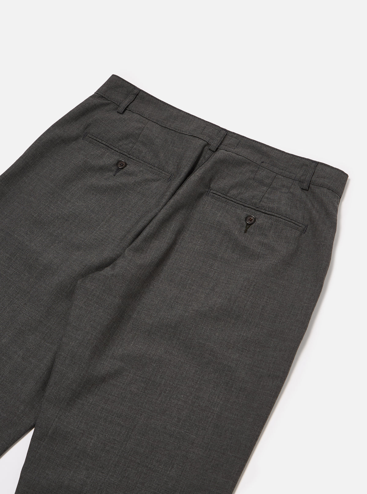 Grey Marl Tropical Suiting Military Chino