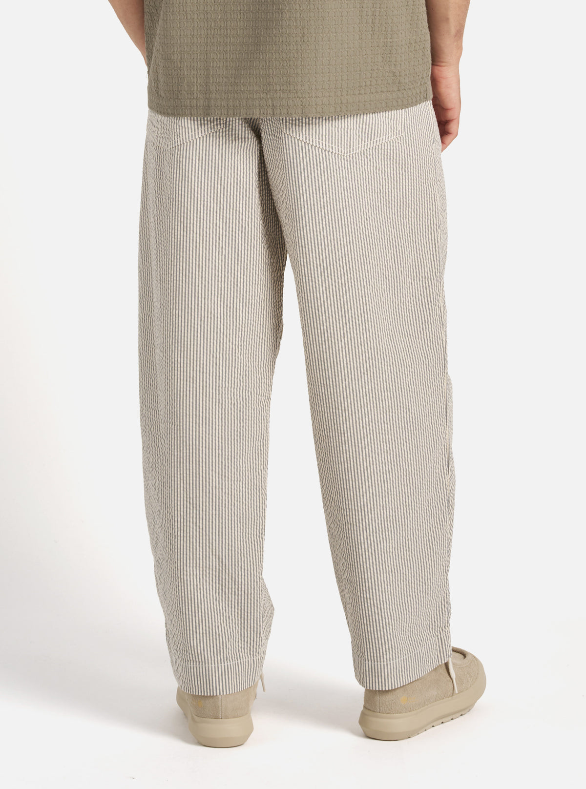 Grey Derby Stripe Duke Pant
