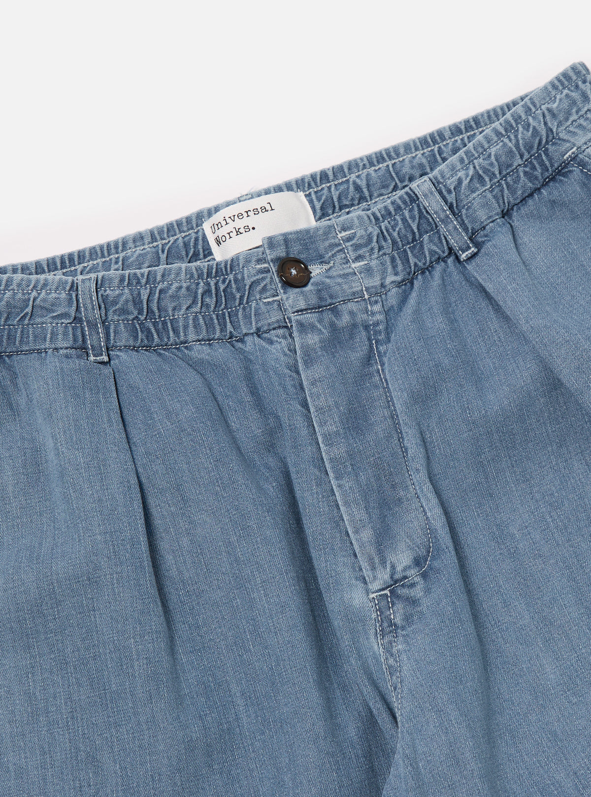 Washed Indigo 8oz Organic Denim Oxford Pant