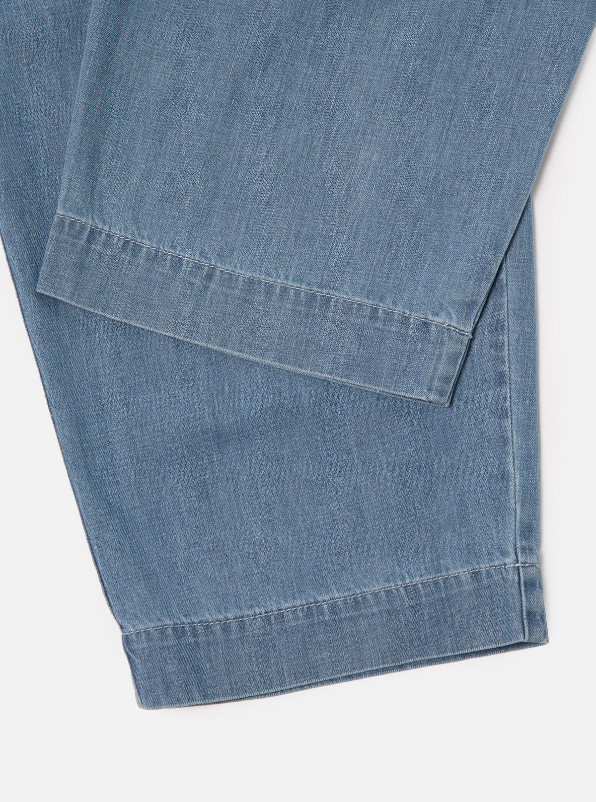 Washed Indigo 8oz Organic Denim Oxford Pant