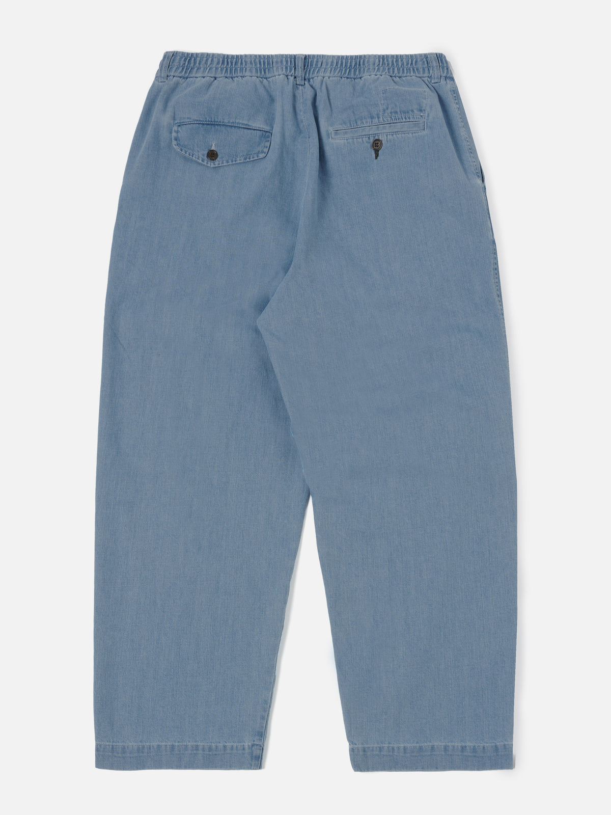 Washed Indigo 8oz Organic Denim Oxford Pant
