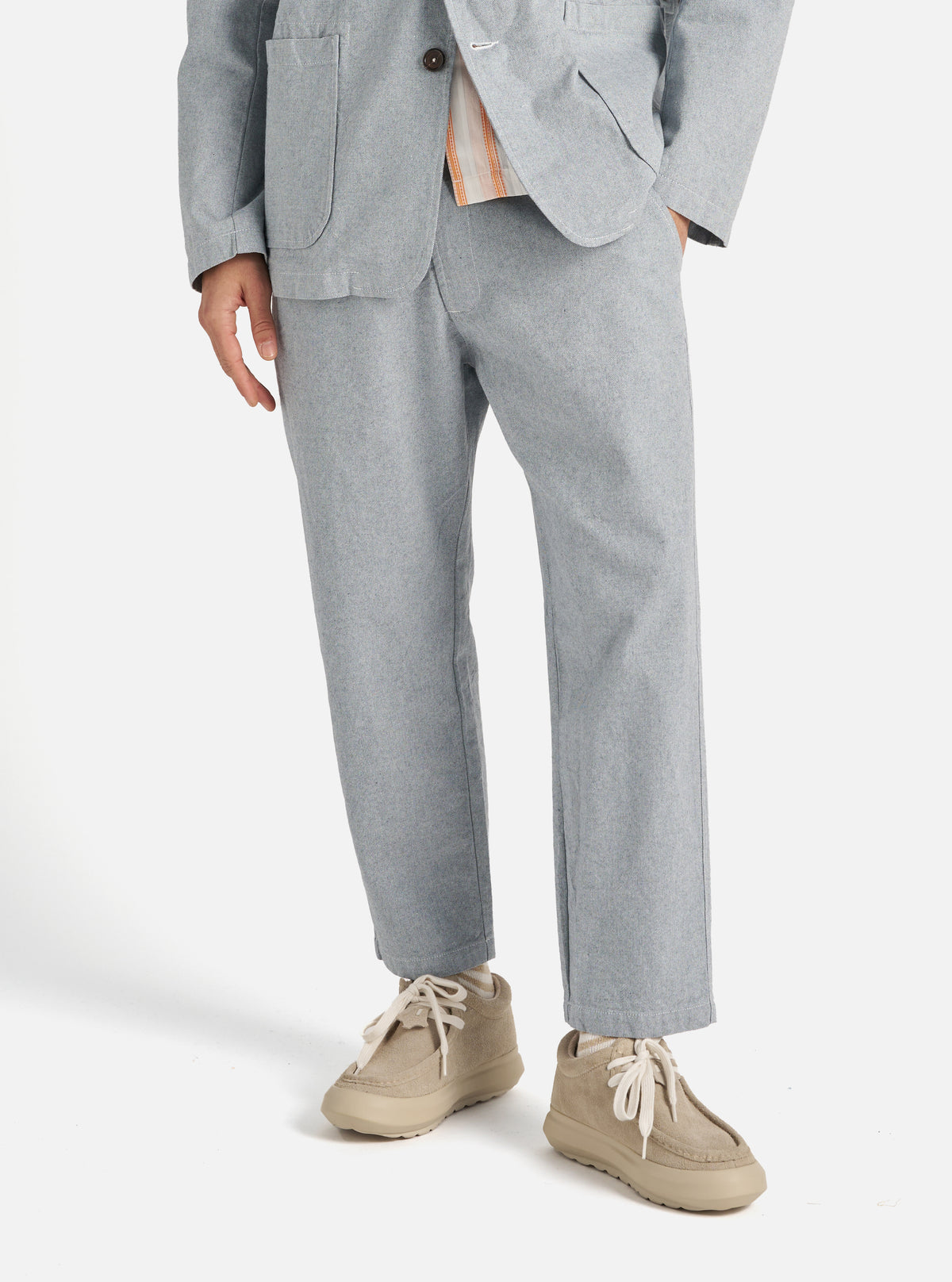 Indigo Reworked Jean Cloth Hi Water Trouser