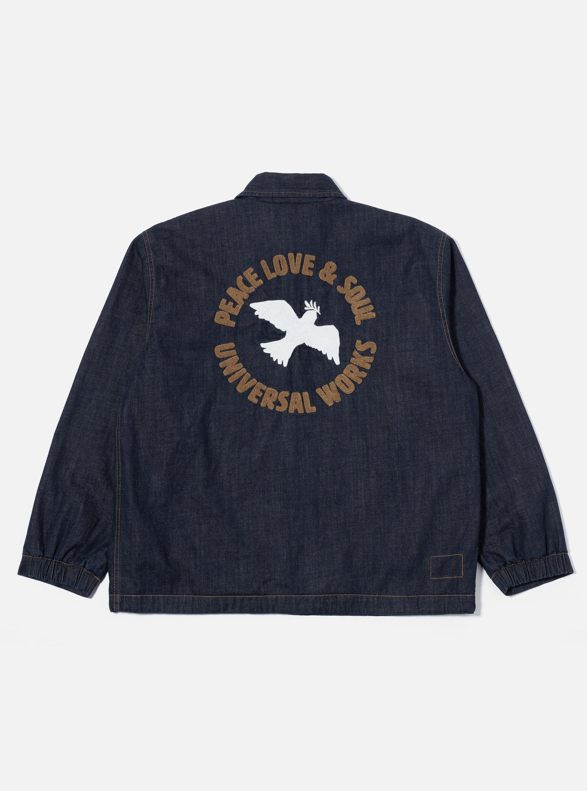 Indigo 8oz Organic Denim Head Coach Jacket