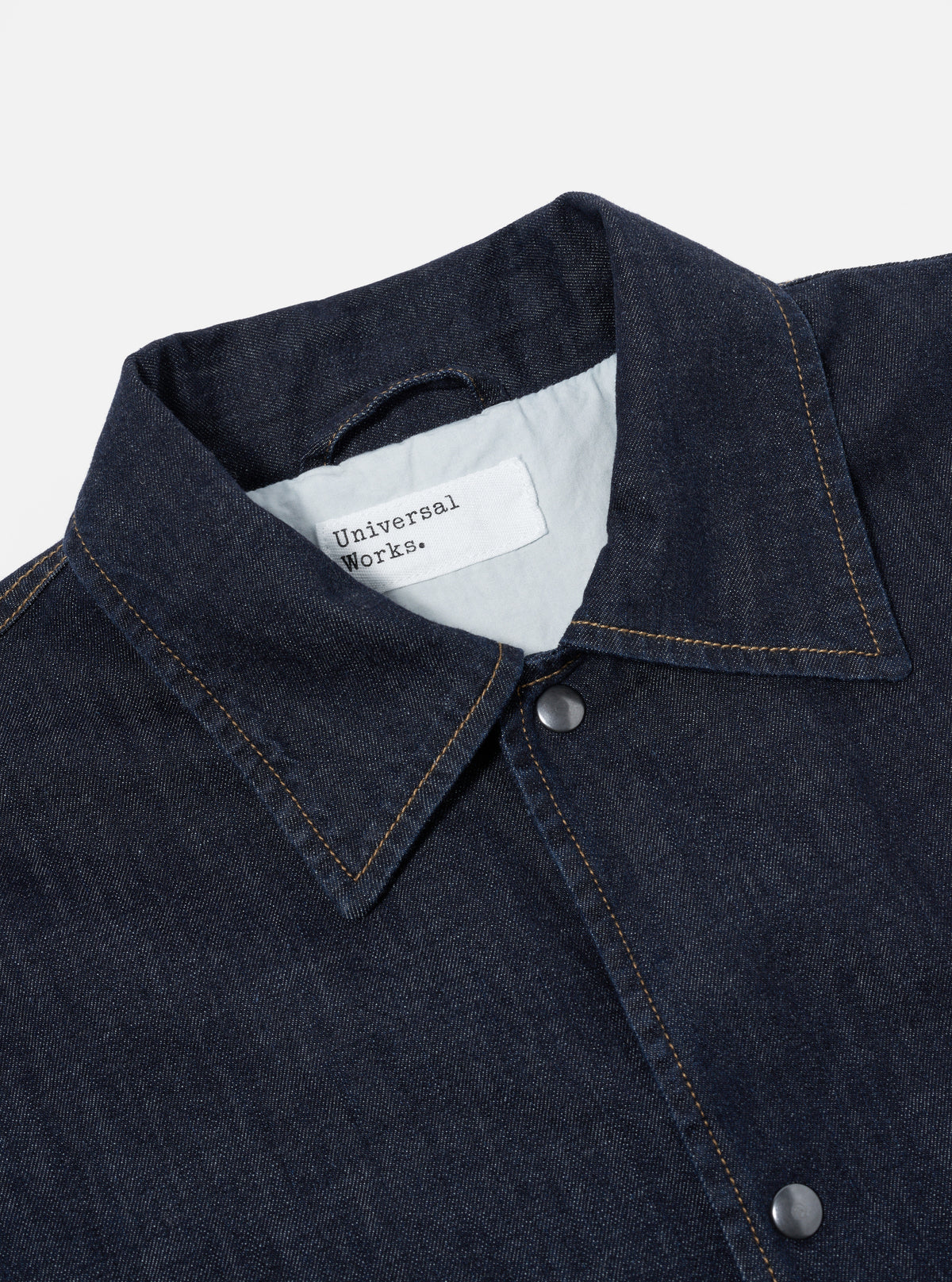 Indigo 8oz Organic Denim Head Coach Jacket