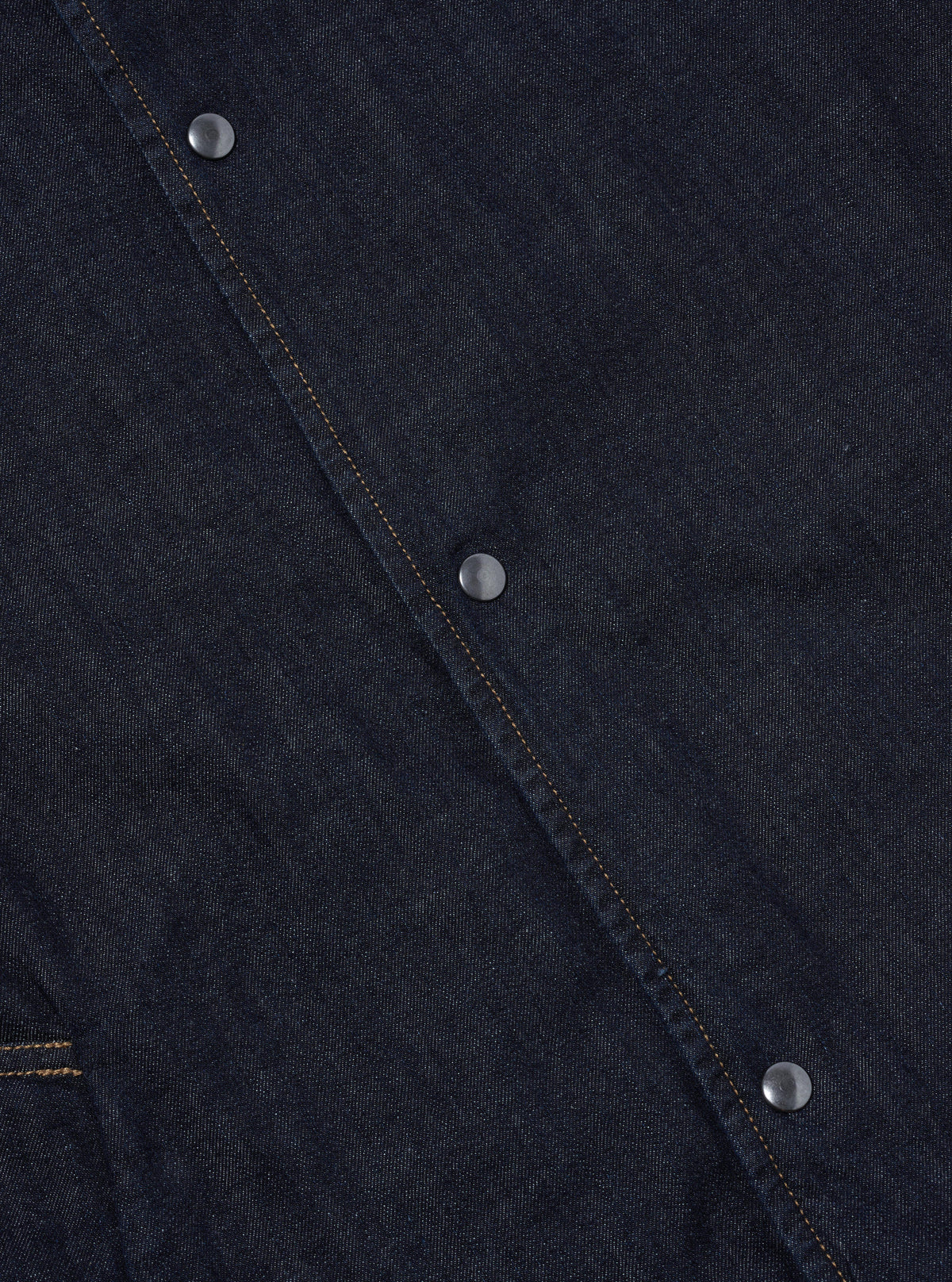 Indigo 8oz Organic Denim Head Coach Jacket