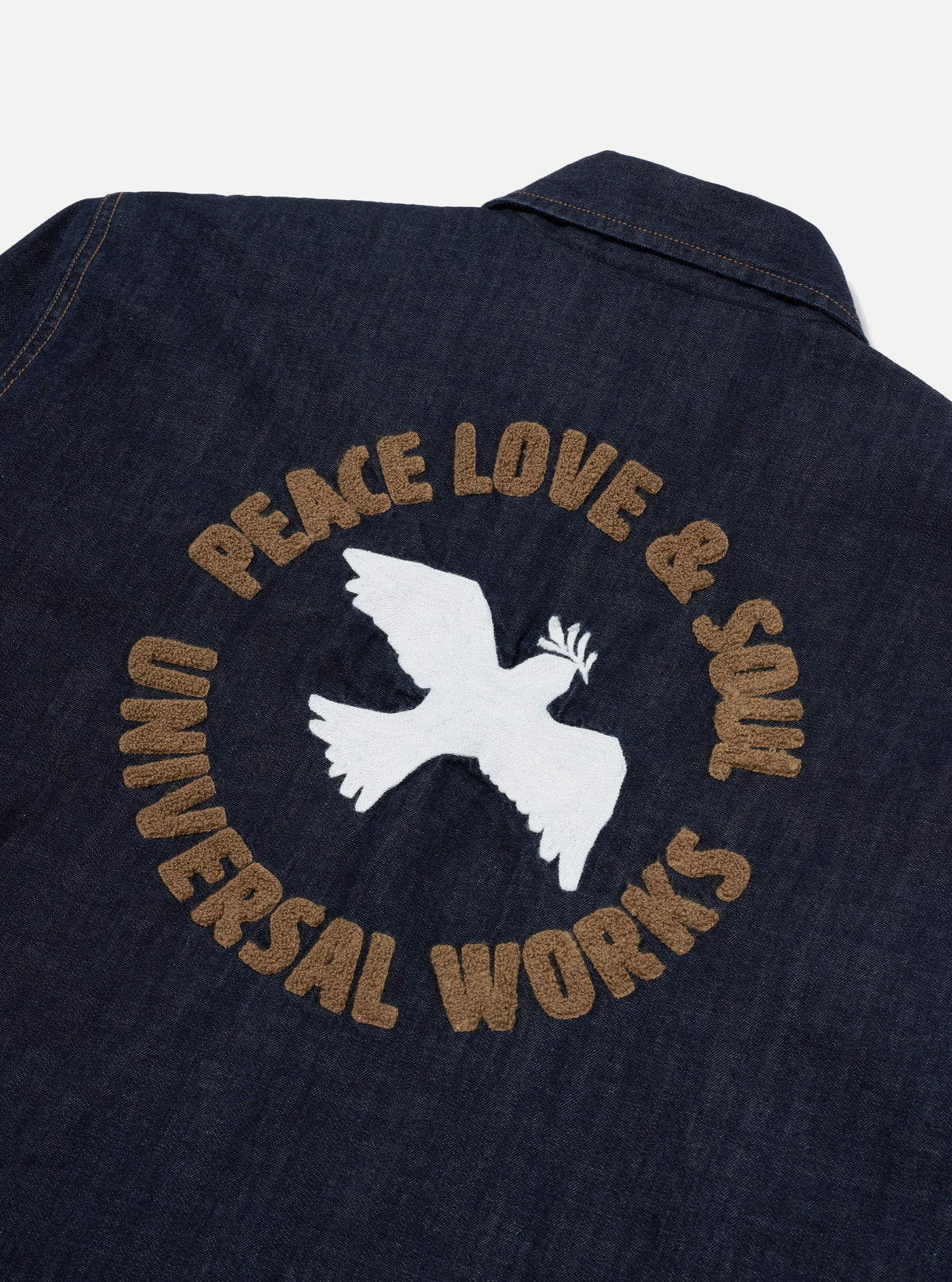 Indigo 8oz Organic Denim Head Coach Jacket