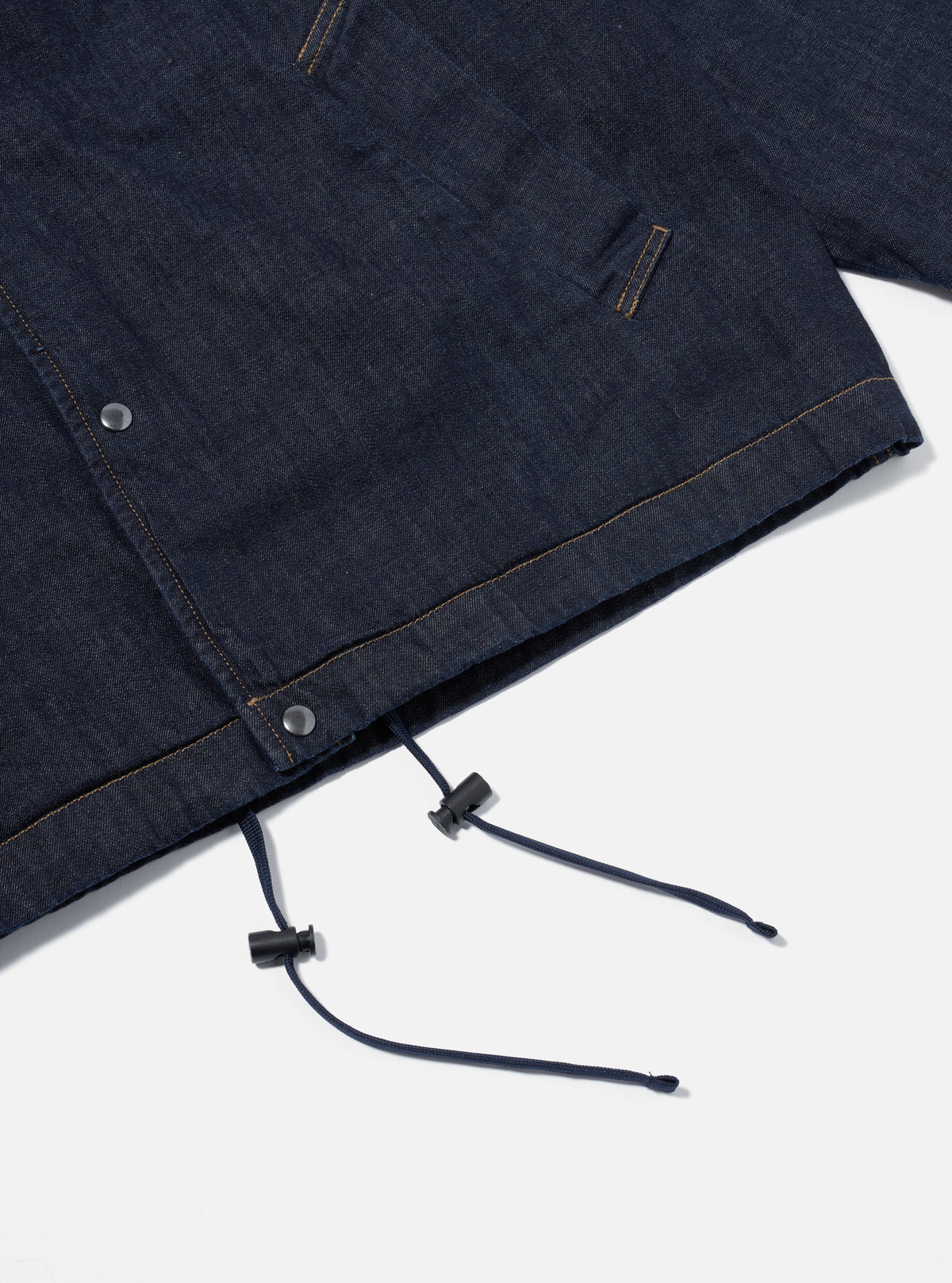 Indigo 8oz Organic Denim Head Coach Jacket
