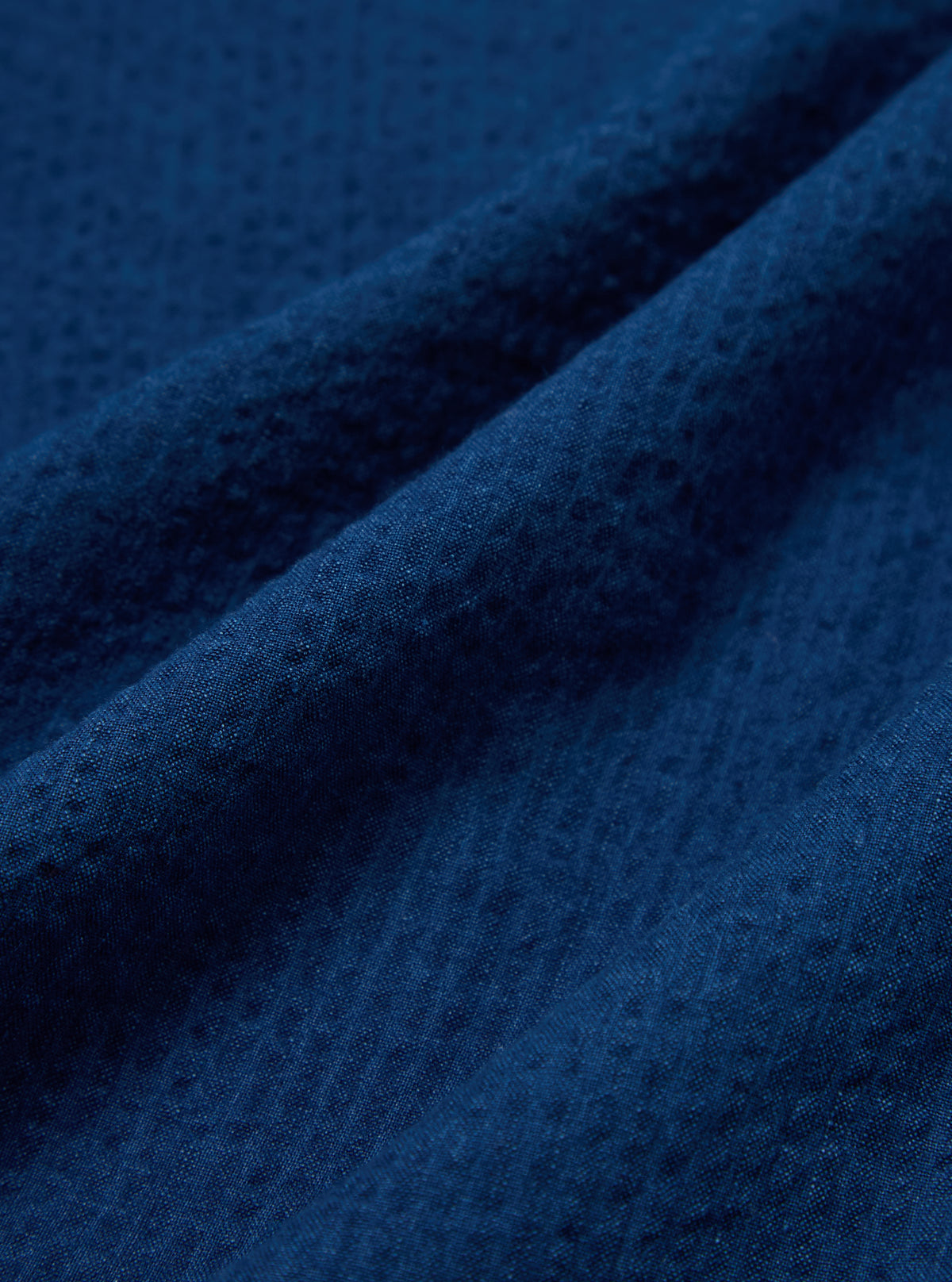 Washed Indigo Seersucker Lazy Day Shirt
