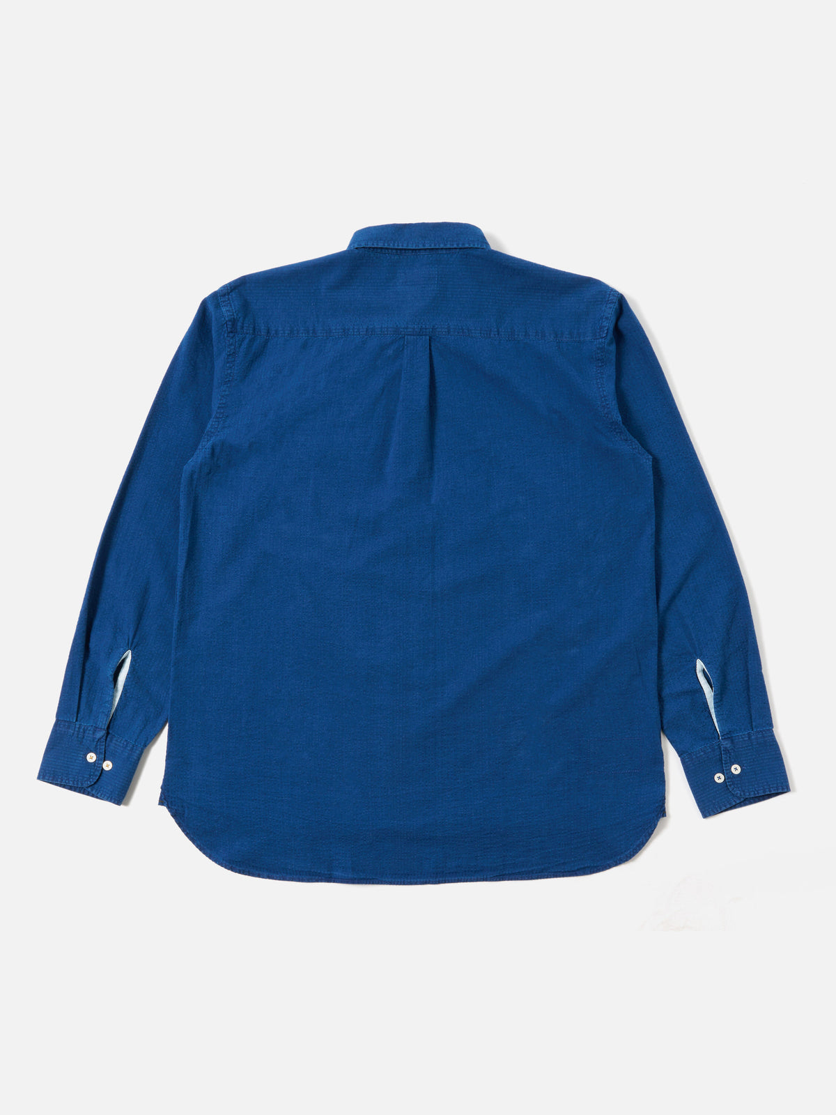 Washed Indigo Seersucker Lazy Day Shirt