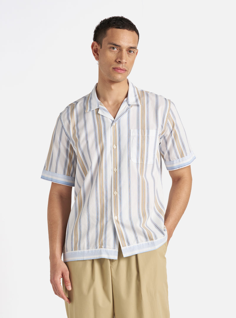 Blue/Sand Pop Stripe Three Dean Road