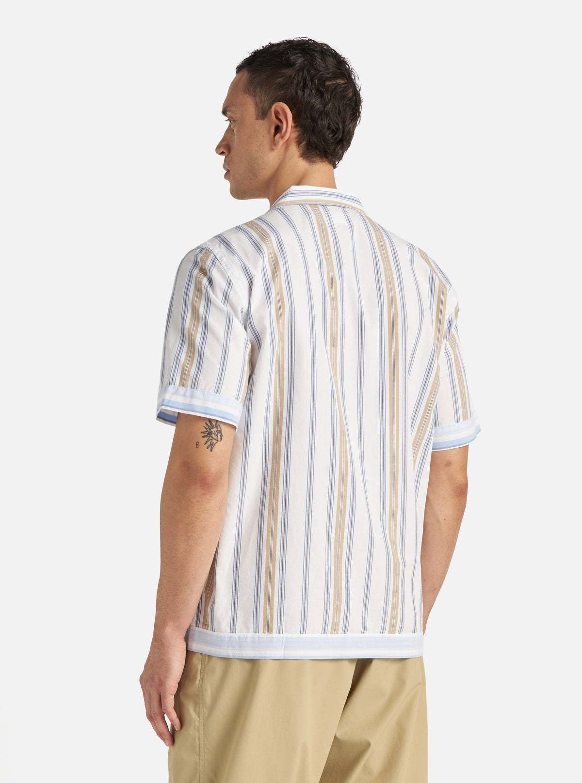 Blue/Sand Pop Stripe Three Dean Road