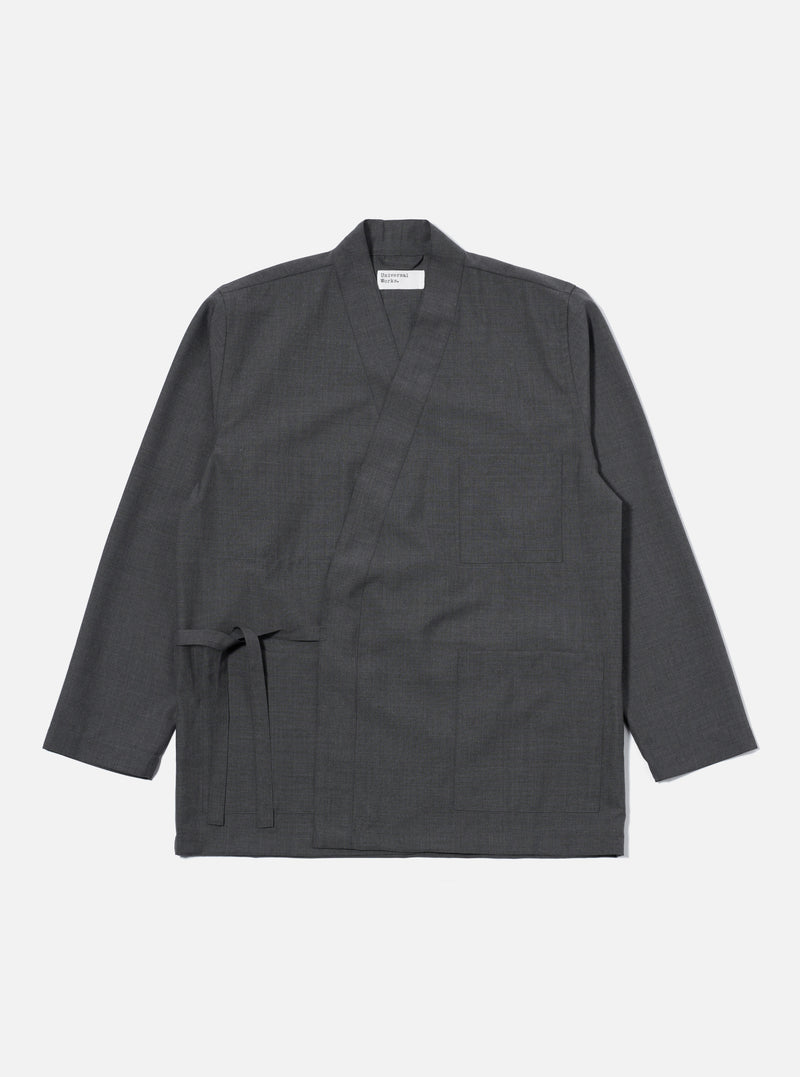 Grey Marl Tropical Suiting Kyoto Work Jacket