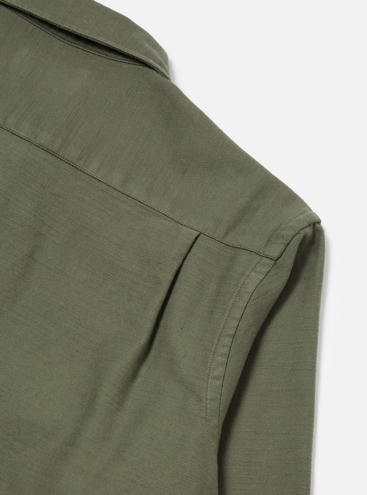 Olive Slub Sateen Dockside Jacket