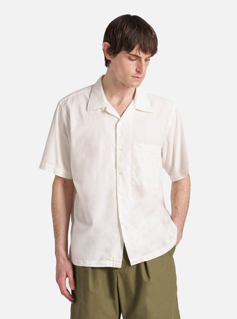 Ecru Gardenia Lycot Camp Shirt