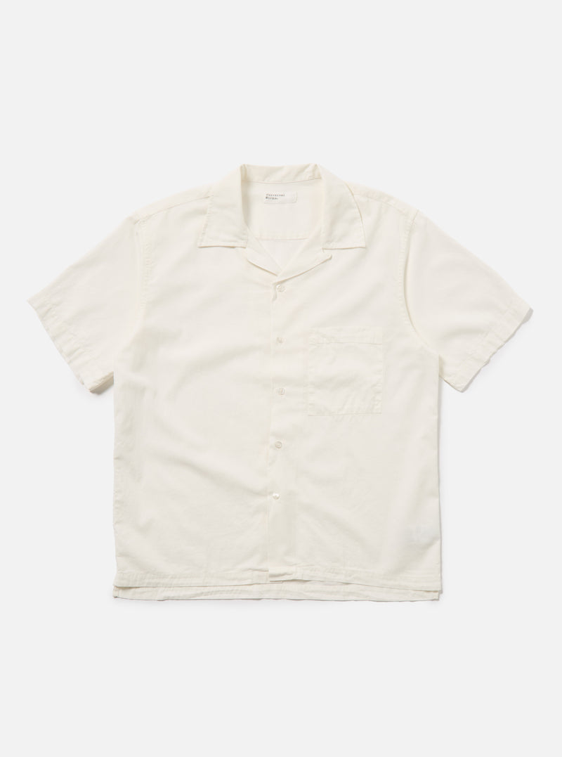 Ecru Gardenia Lycot Camp Shirt