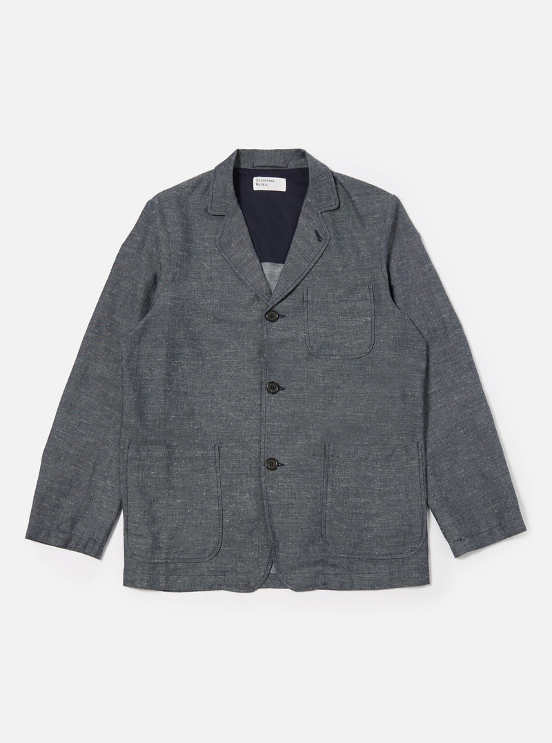Denim Lord Cotton Linen Three Button Jacket