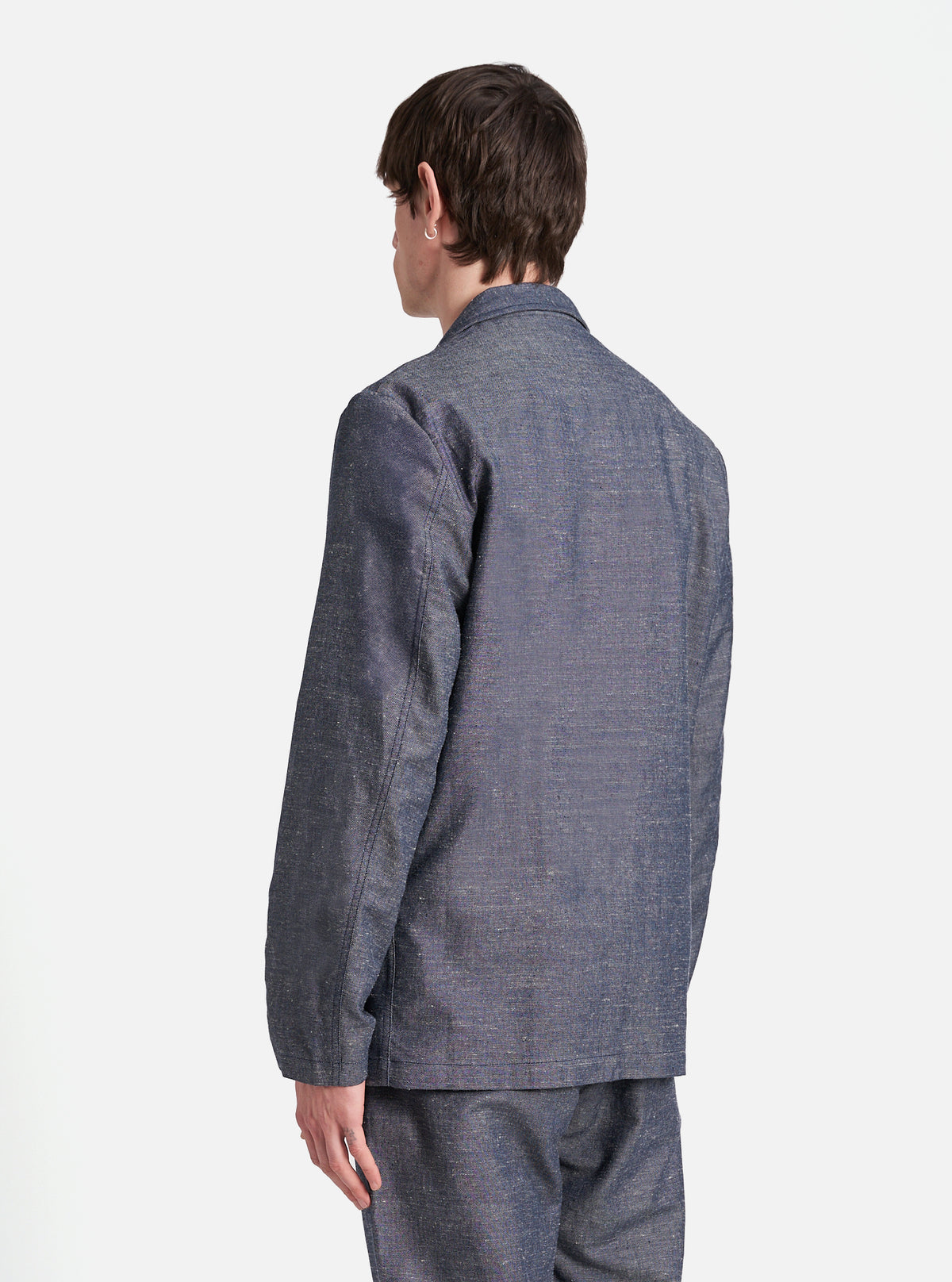 Denim Lord Cotton Linen Three Button Jacket