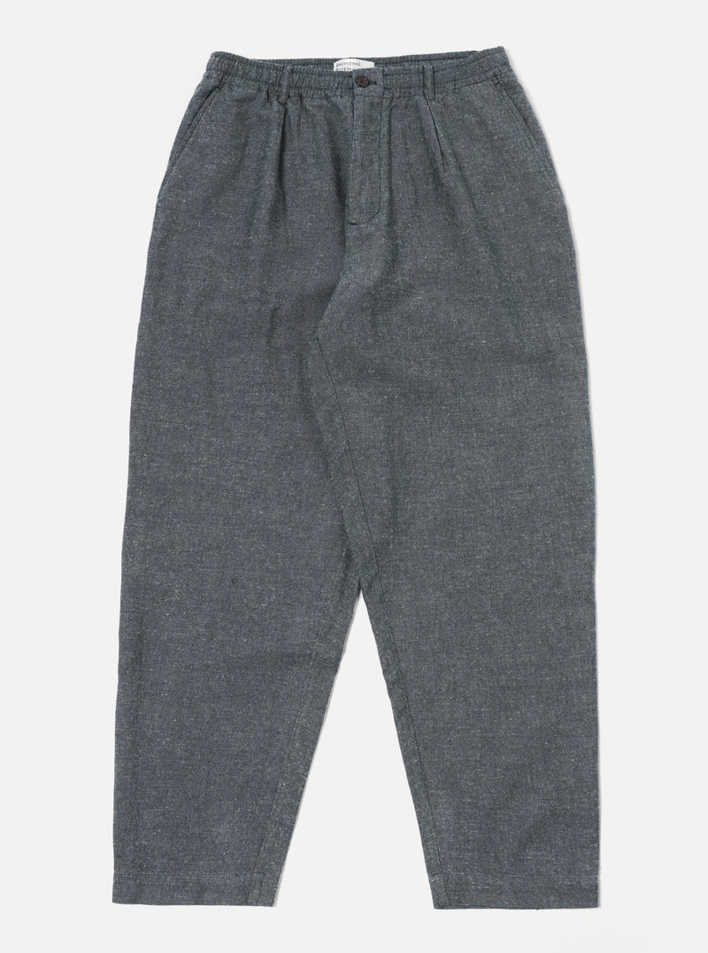 Denim Lord Cotton Linen Pleated Track Pant