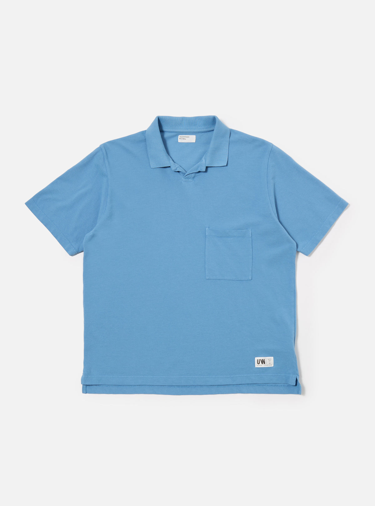 Summer Blue Piquet Vacation Polo