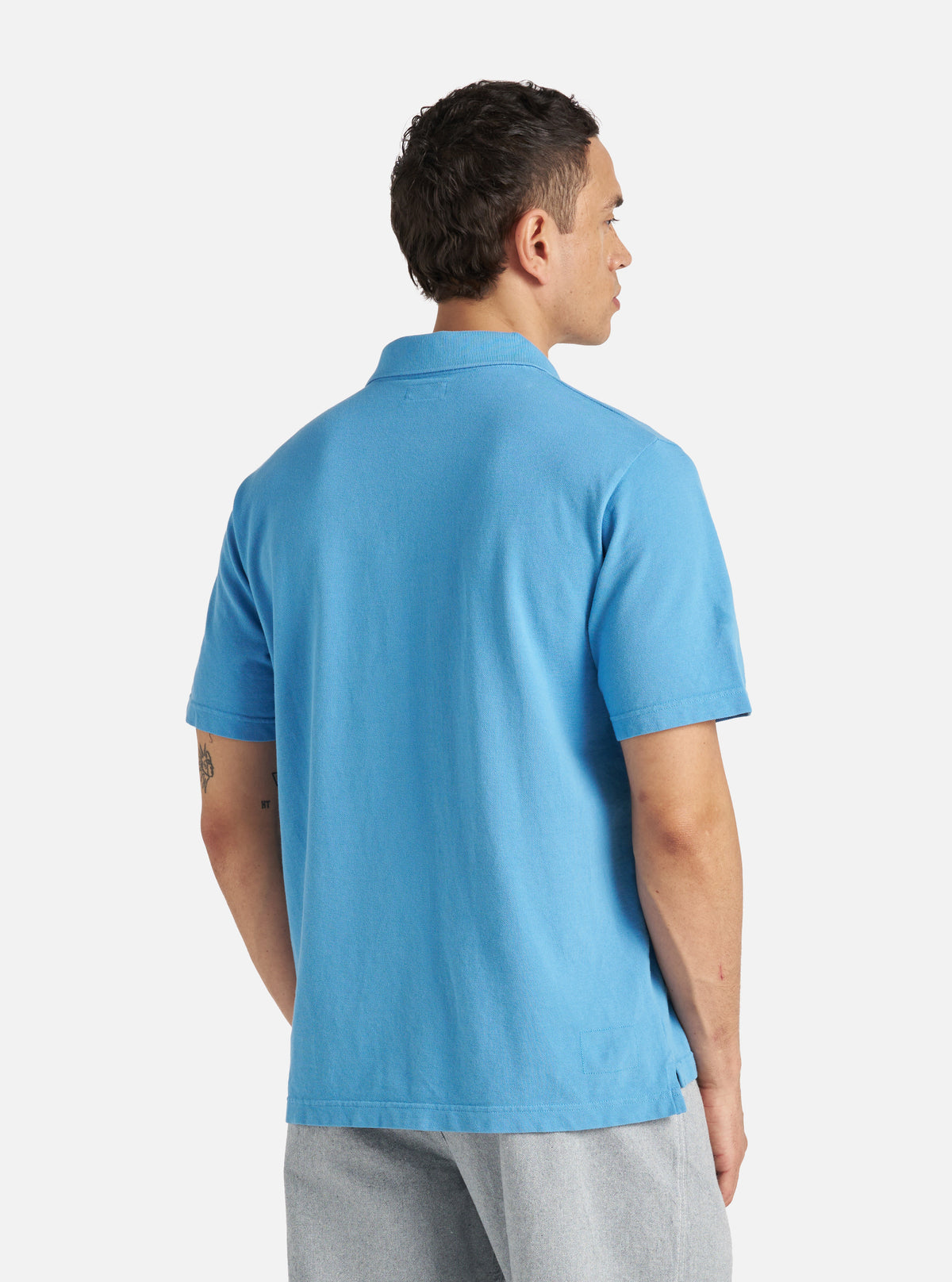 Summer Blue Piquet Vacation Polo