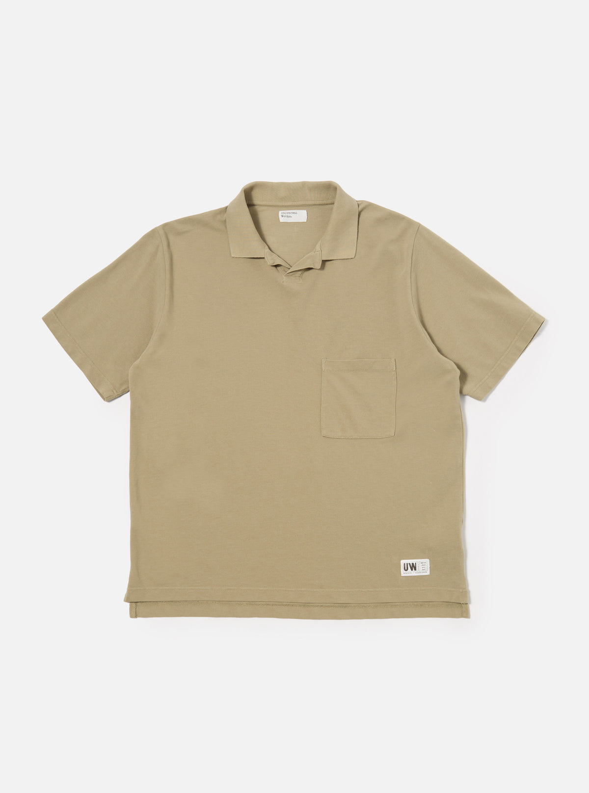 Pale Olive Piquet Vacation Polo