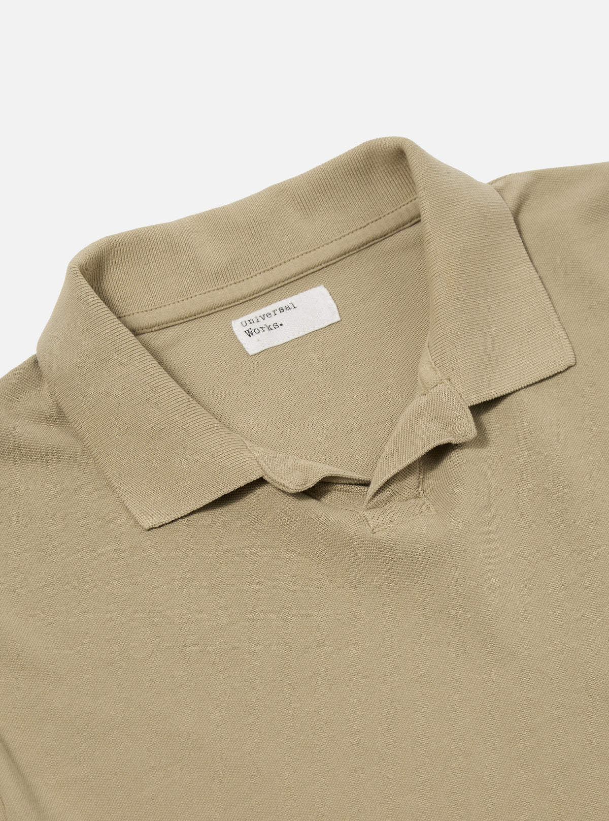Pale Olive Piquet Vacation Polo
