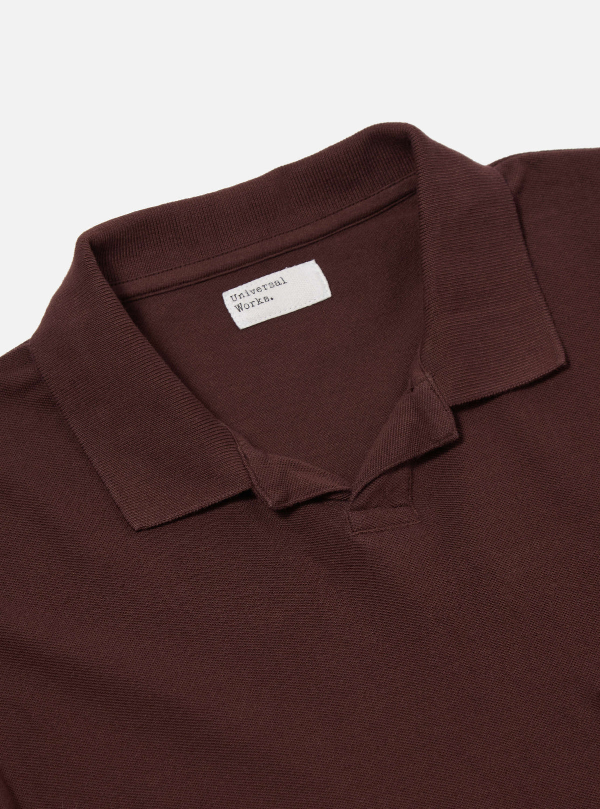 Rich Brown Piquet Vacation Polo