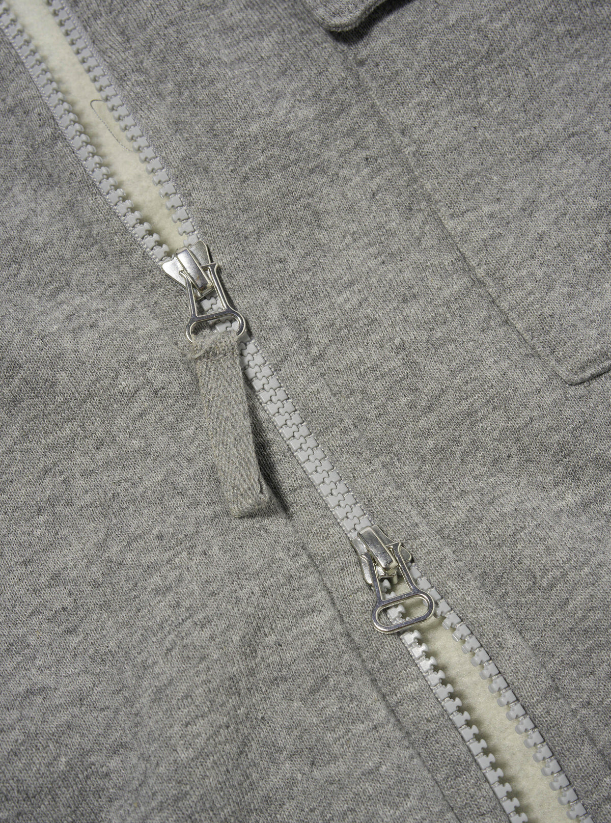 Grey Marl Recycled Cotton Blend Jersey Tyler Jacket