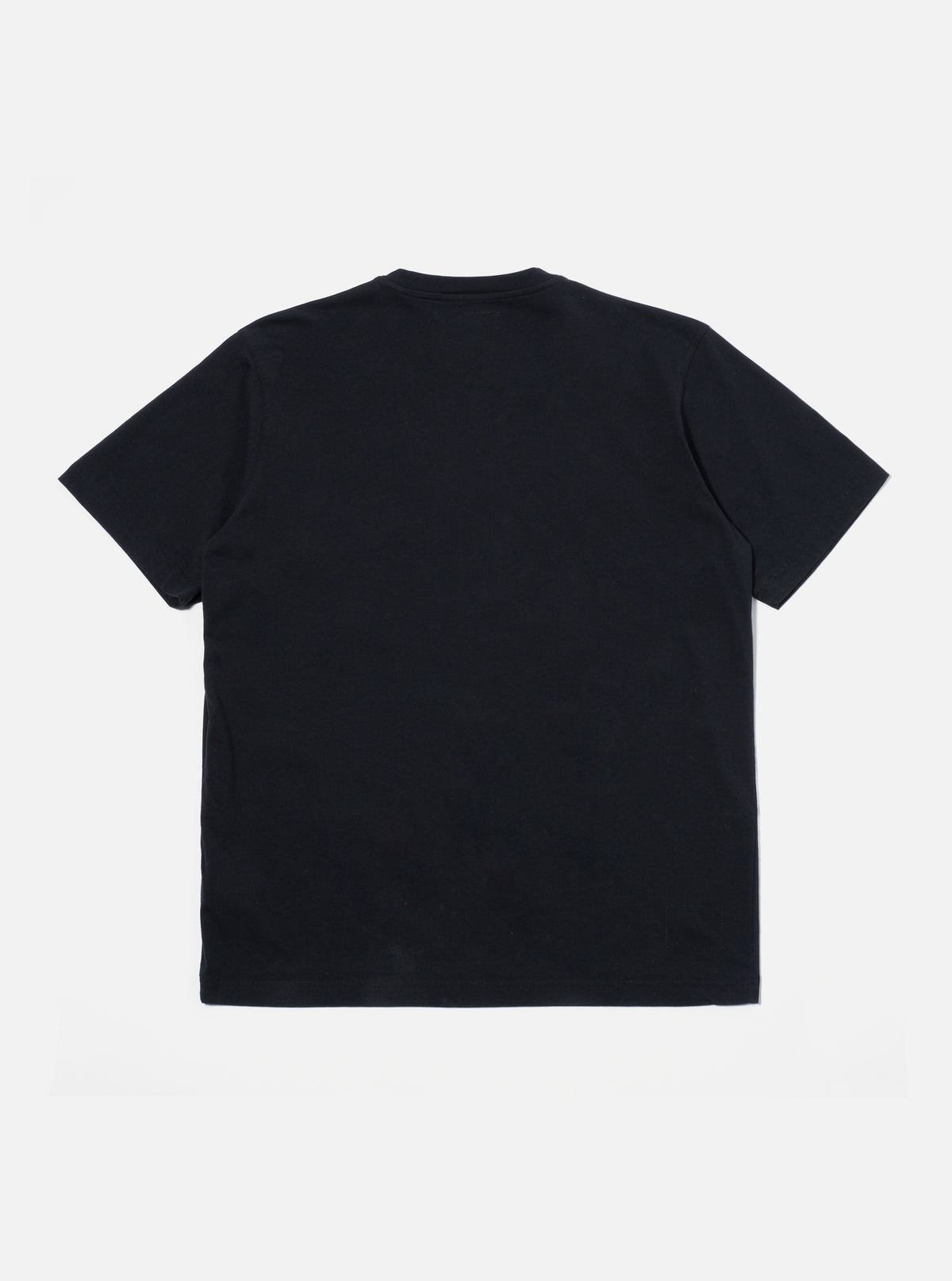 Black Organic Jersey Print Pocket Tee