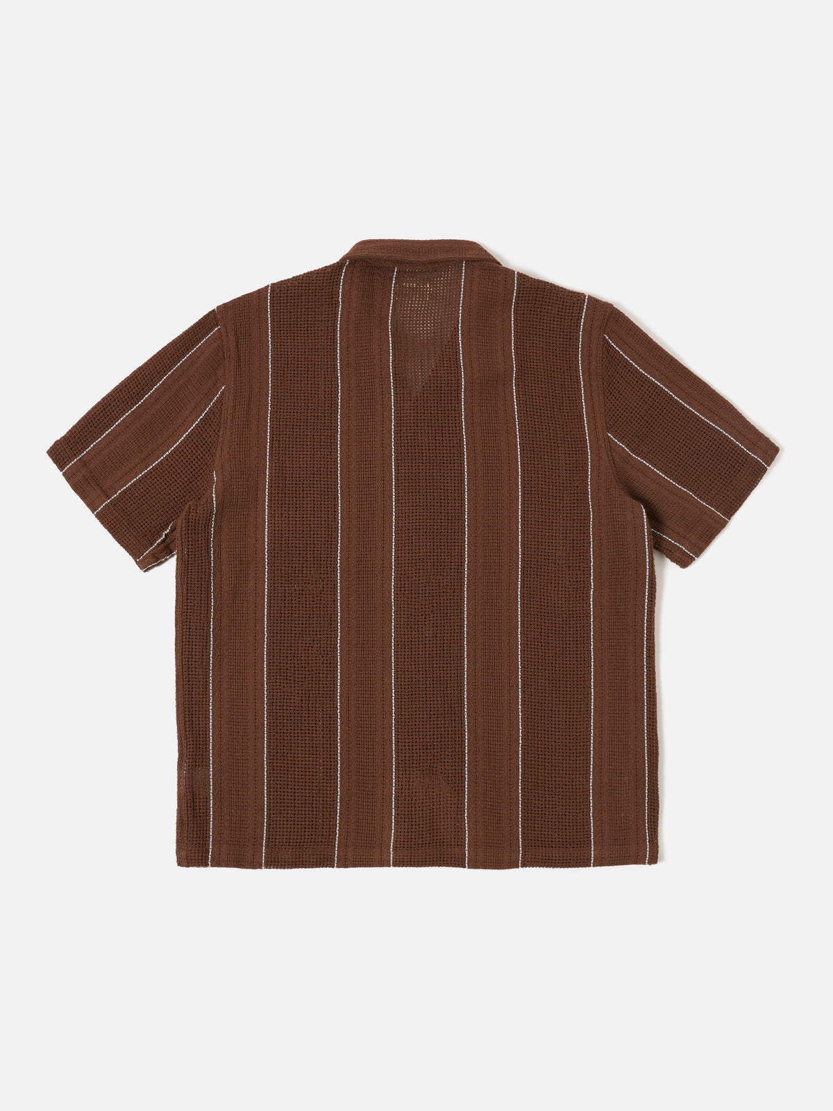 Brown Reef Stripe Cotton Road Shirt