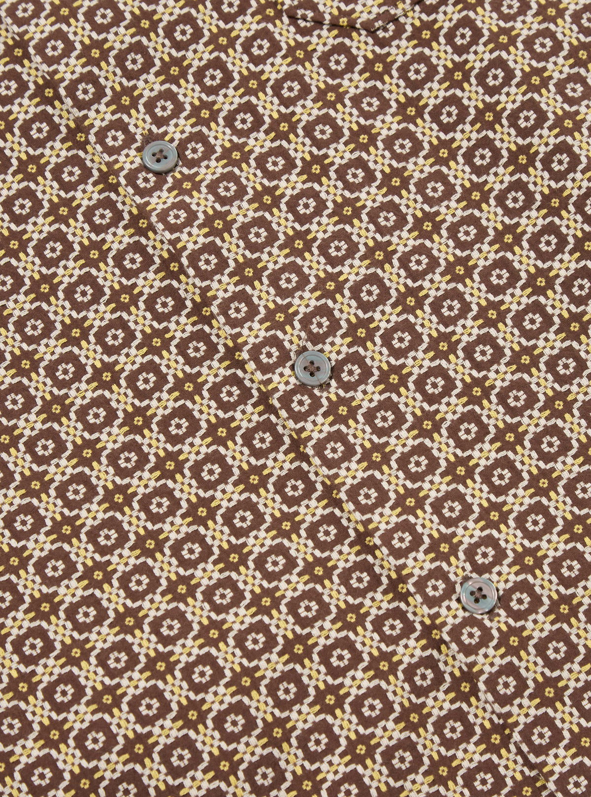 Brown Tile 1 Cotton Road Shirt