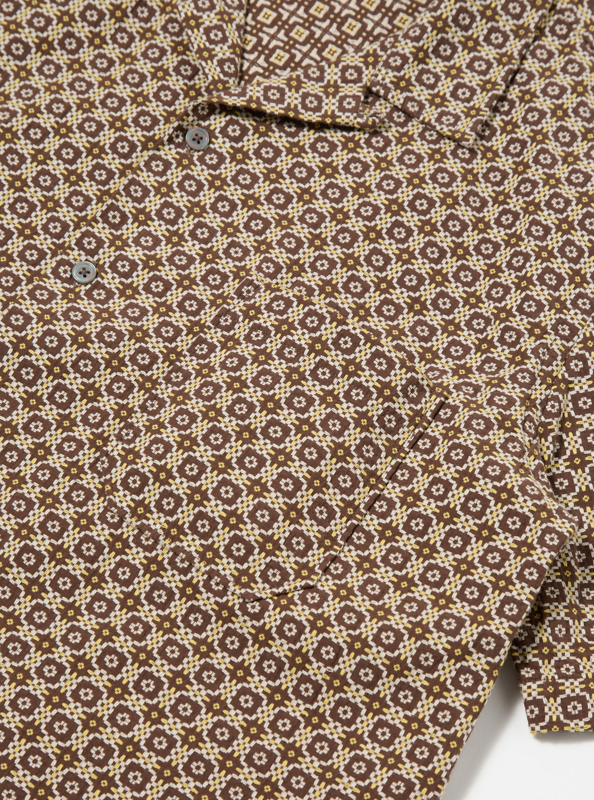 Brown Tile 1 Cotton Road Shirt