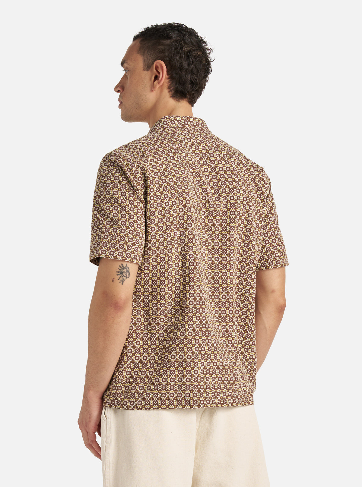 Brown Tile 1 Cotton Road Shirt
