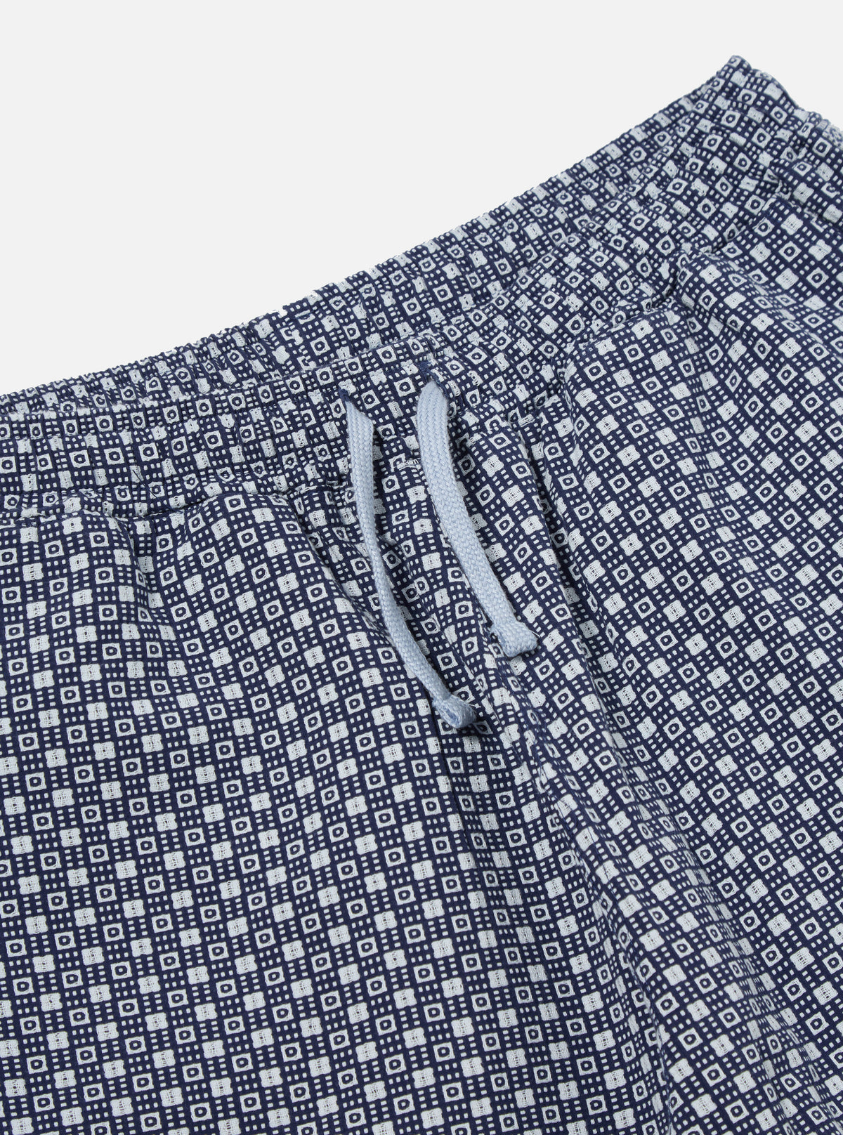 Navy Tile 3 Cotton Simple Short