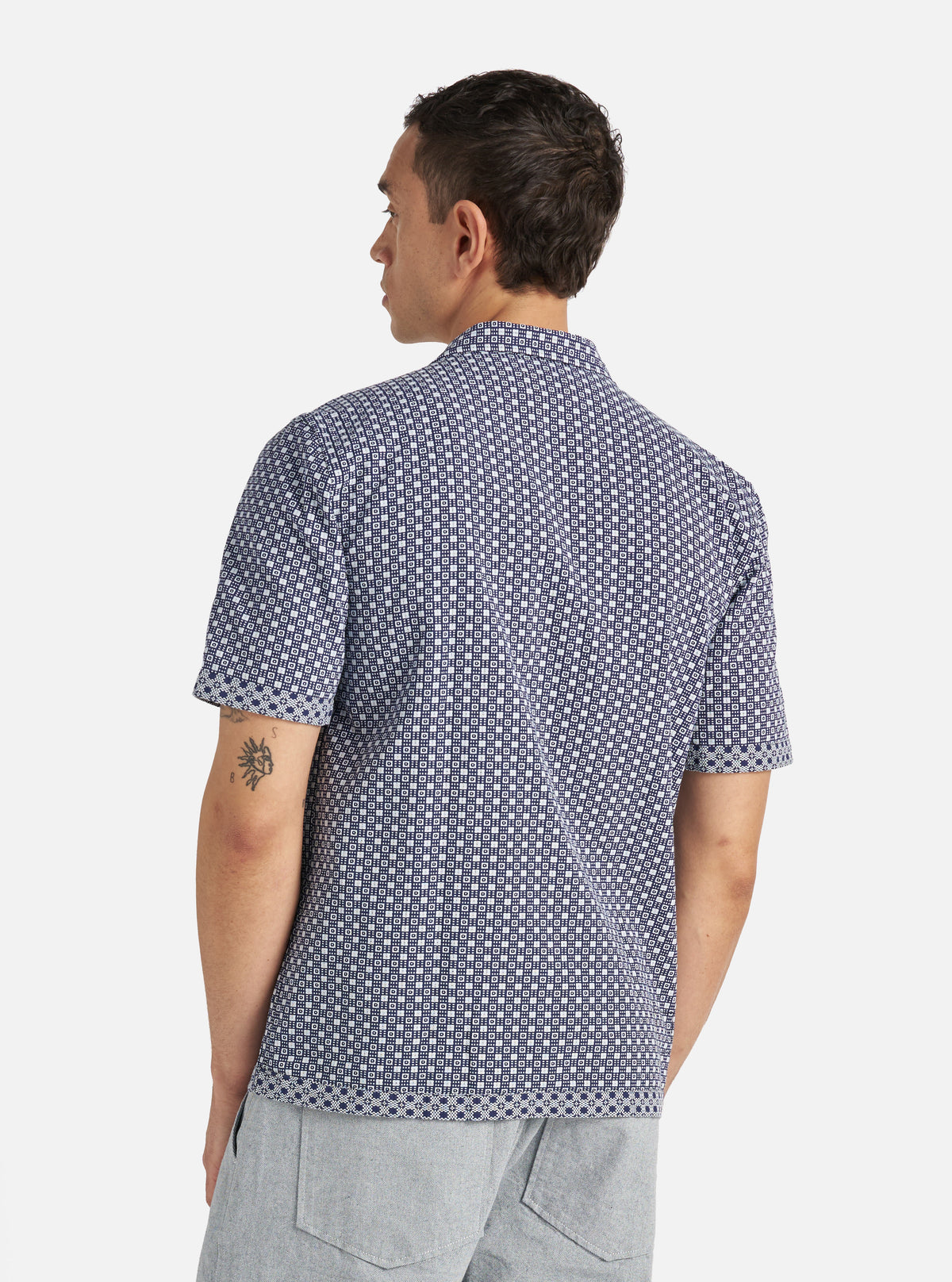 Navy Tile 3 Cotton Dean Road