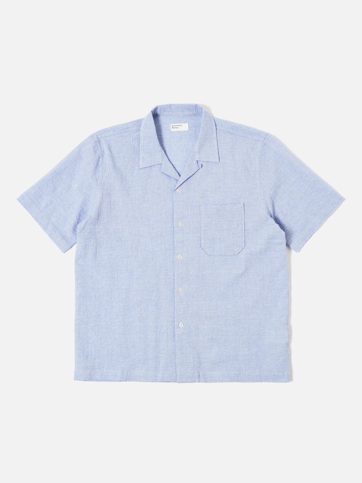 Pale Blue Seersucker Road Shirt