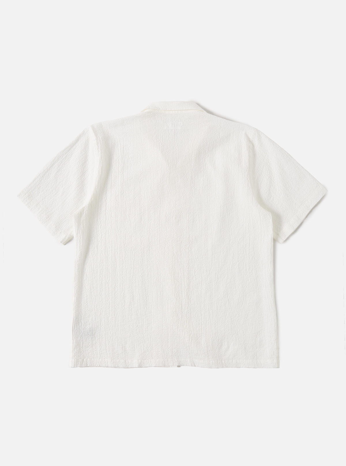 White Seersucker Road Shirt