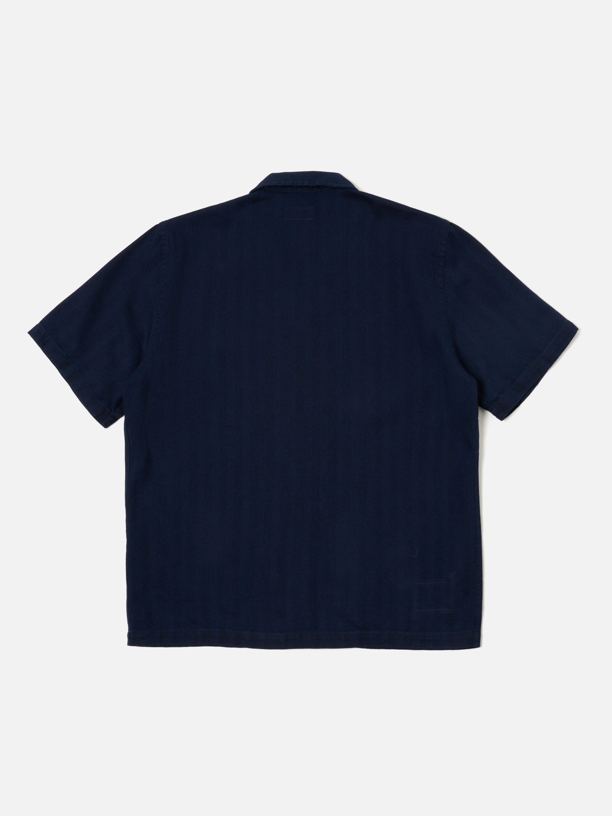 Indigo Herringbone Denim Road Shirt
