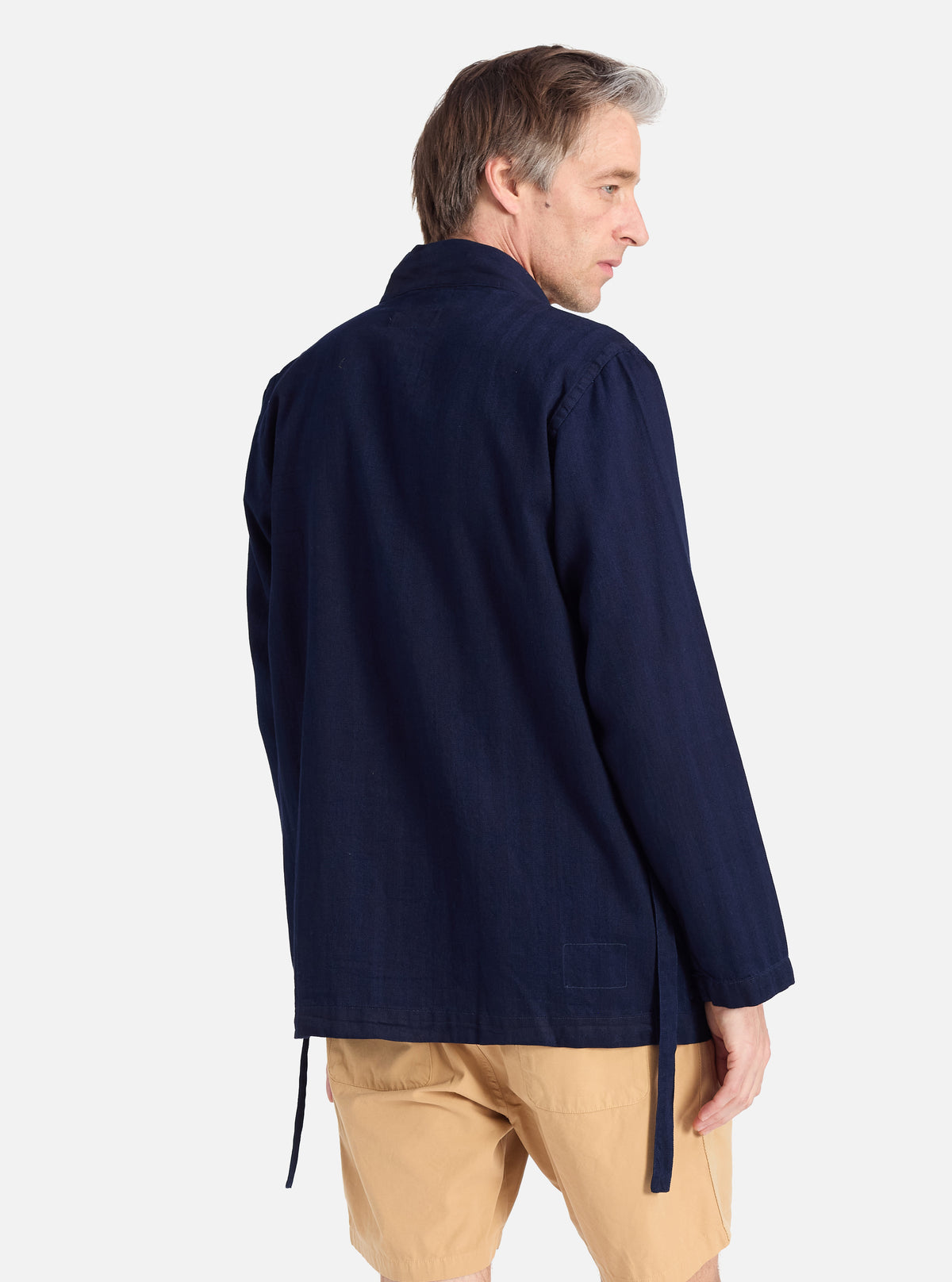 Indigo Herringbone Denim Kyoto Work Jacket