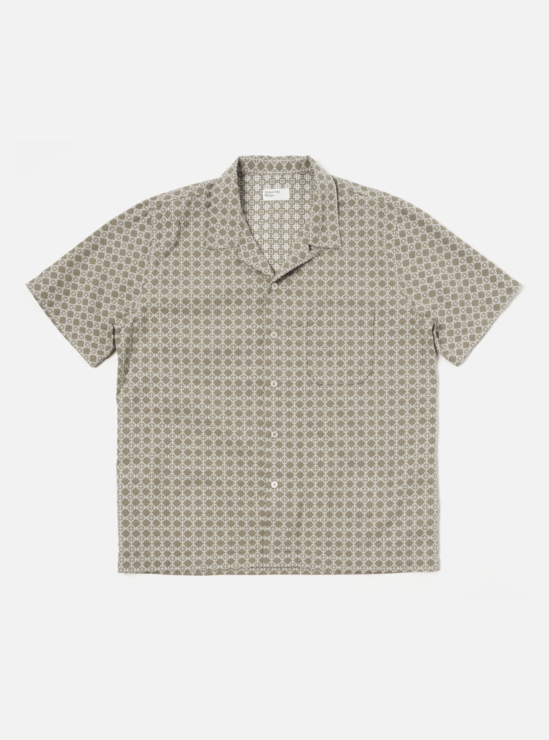 Sand/White Rhodes Cotton Road Shirt